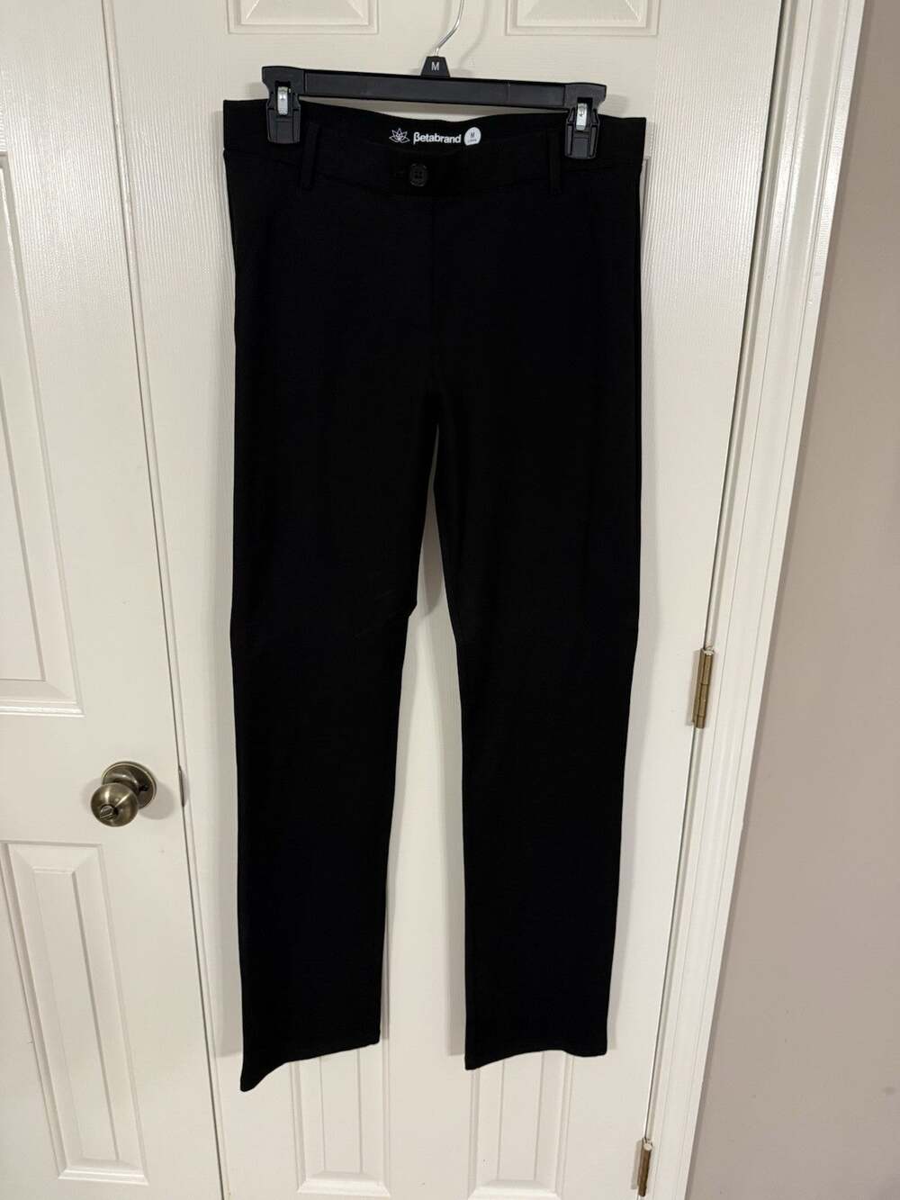 Betabrand Classic DPYP Dress Pant Yoga Pant M Long W0076-BK